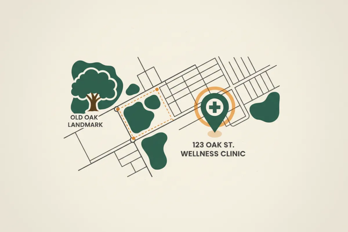 Map location for California Oaks Chiropractic