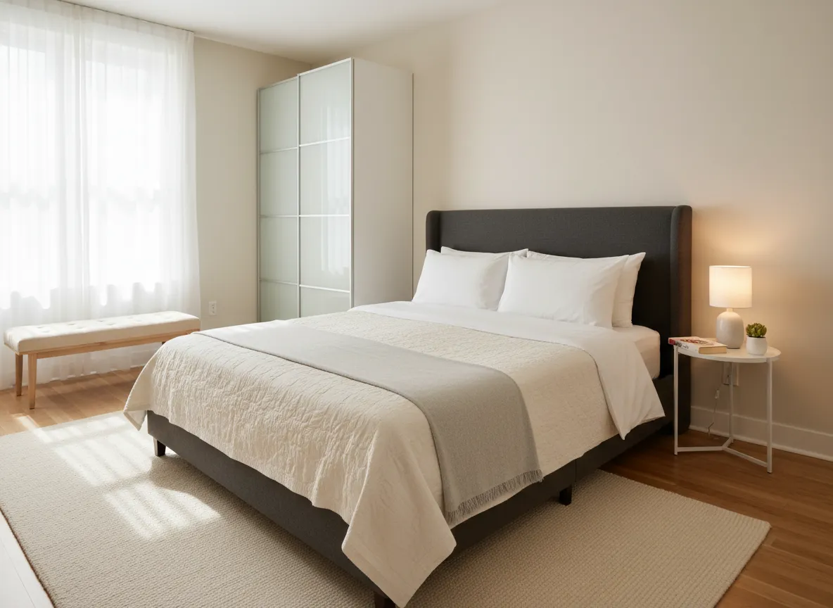 Placeholder bedroom photo for Unit B