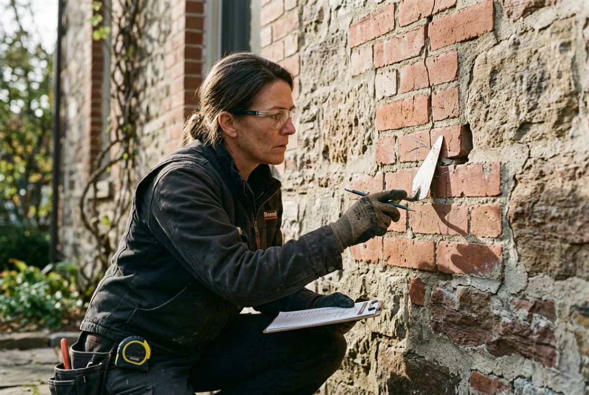 Thorough masonry condition assessment and structural joint evaluation