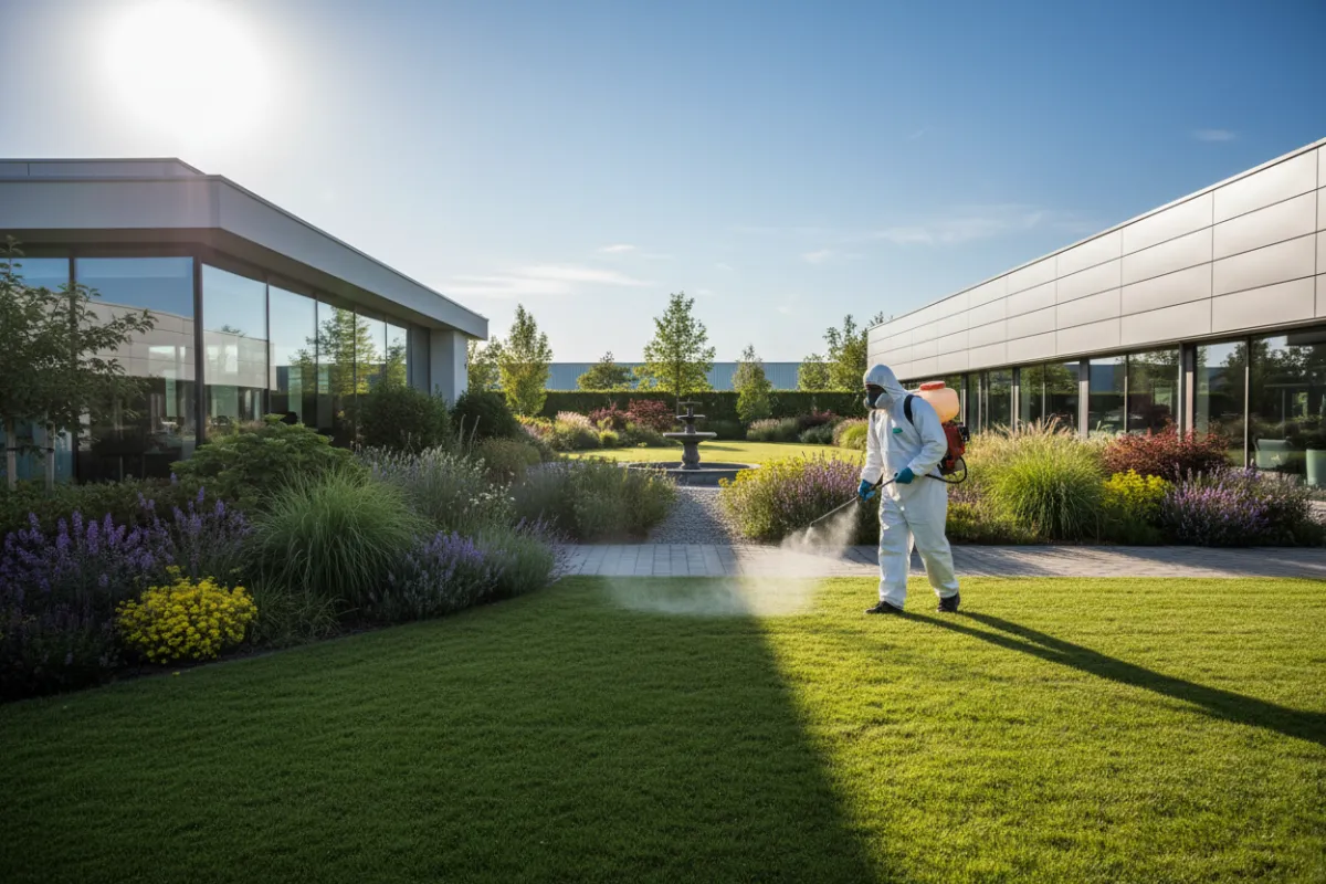 Yard pest inspection and treatment