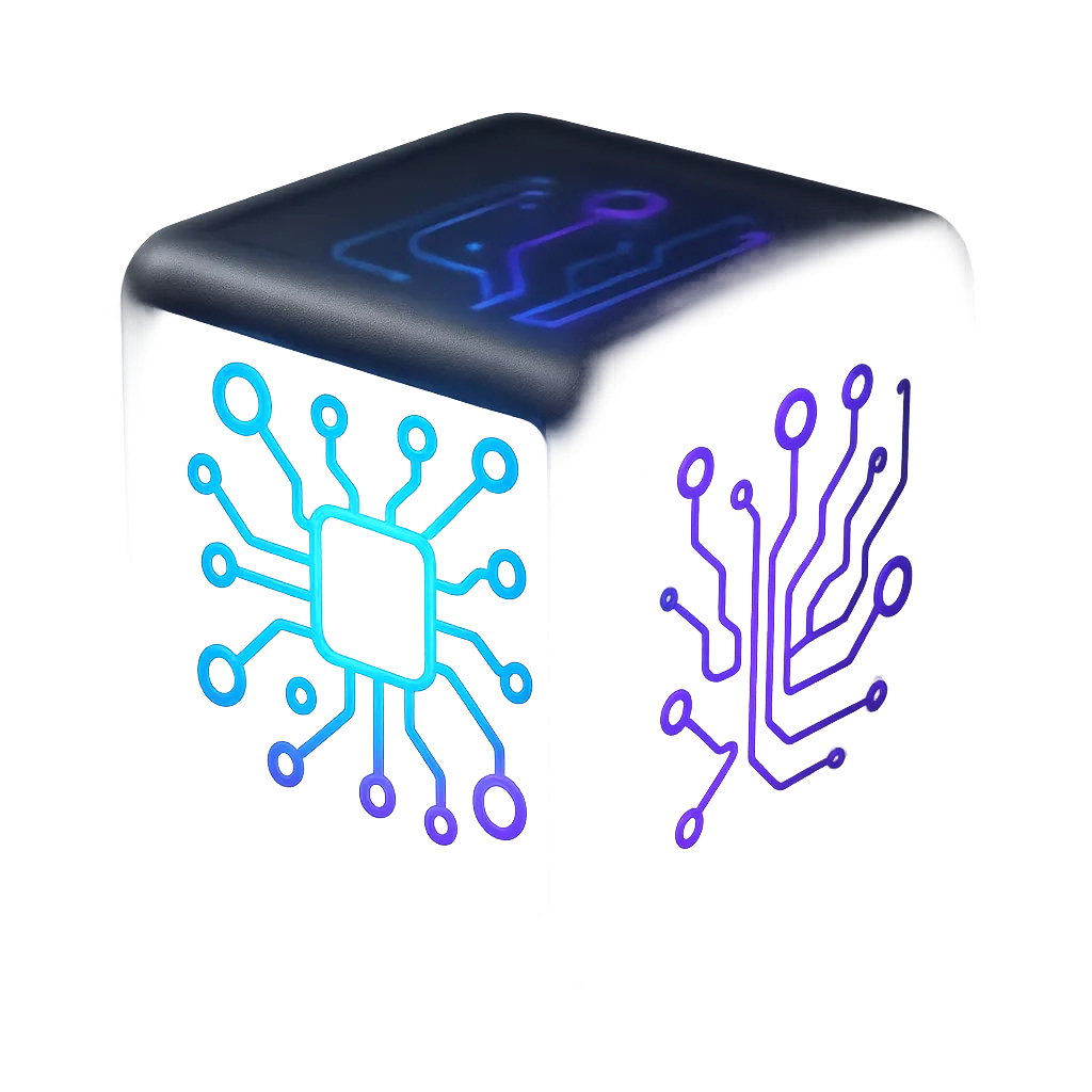 AI Automation Neural Core Abstract