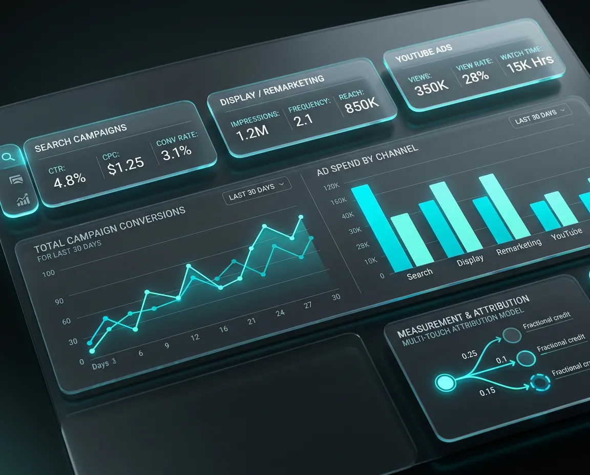 Dashboard de Rendimiento y Analítica Avanzada Google Ads