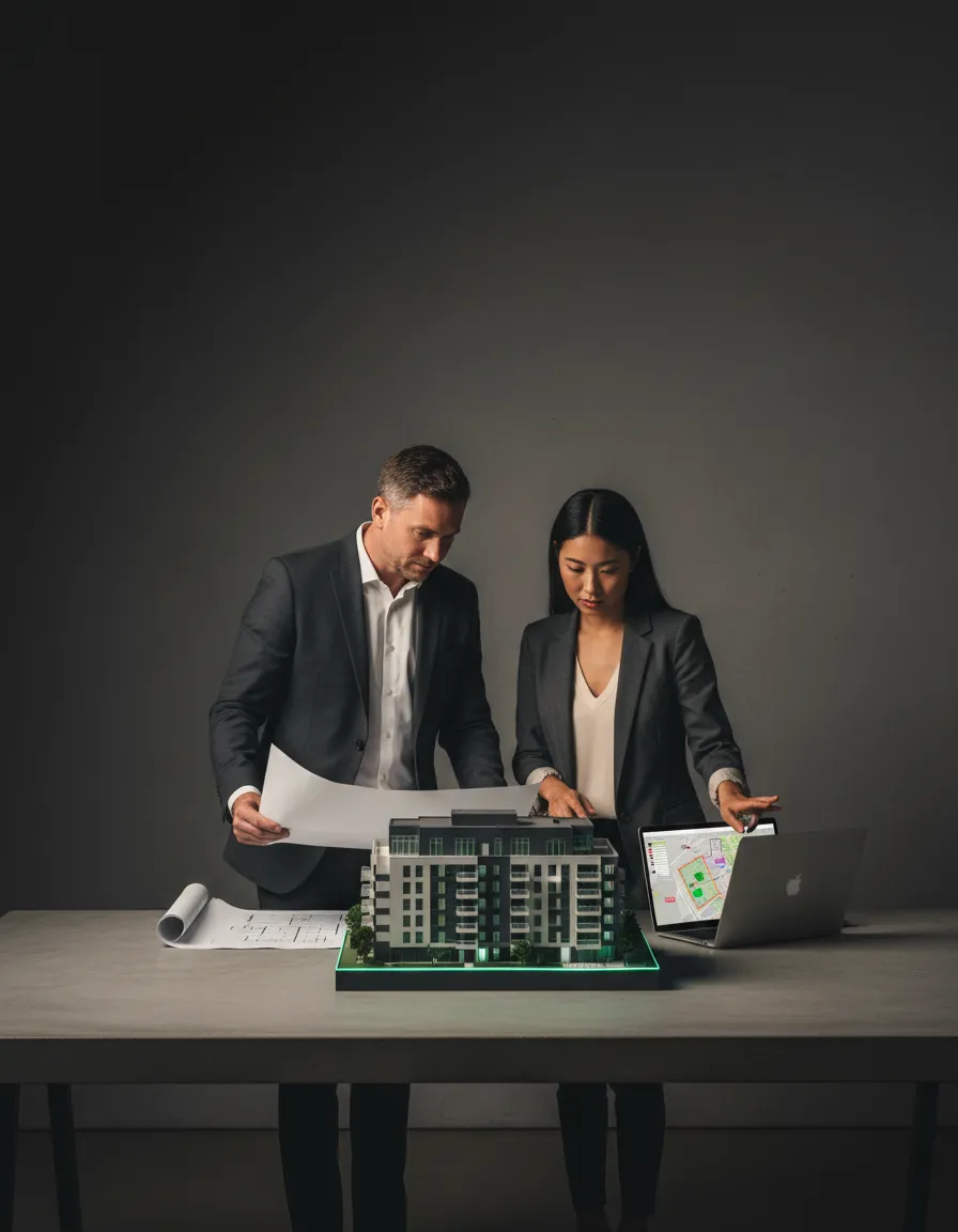 Professional multifamily real estate development planning