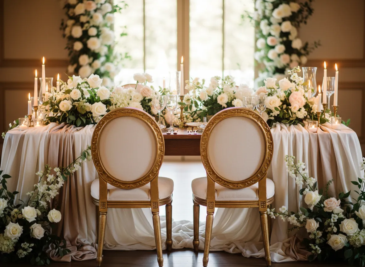 Head table wedding chair rentals Detroit