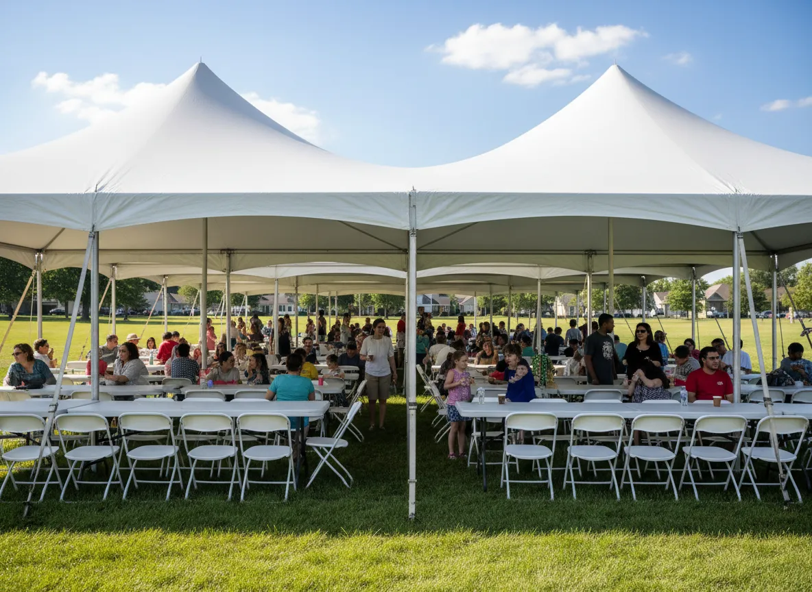 Community event tent rentals Metro Detroit