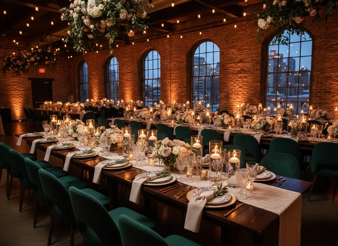 Luxury wedding planner collaboration Detroit reception design
