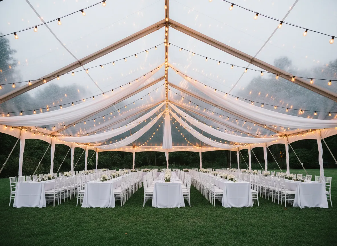40x40 frame tent rental large event tent Detroit