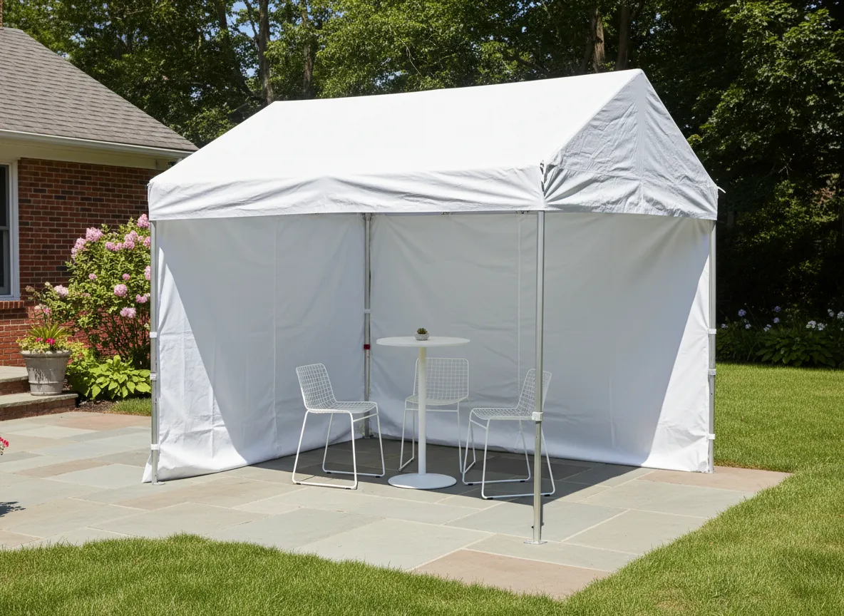 10x10 frame tent rental Detroit backyard event