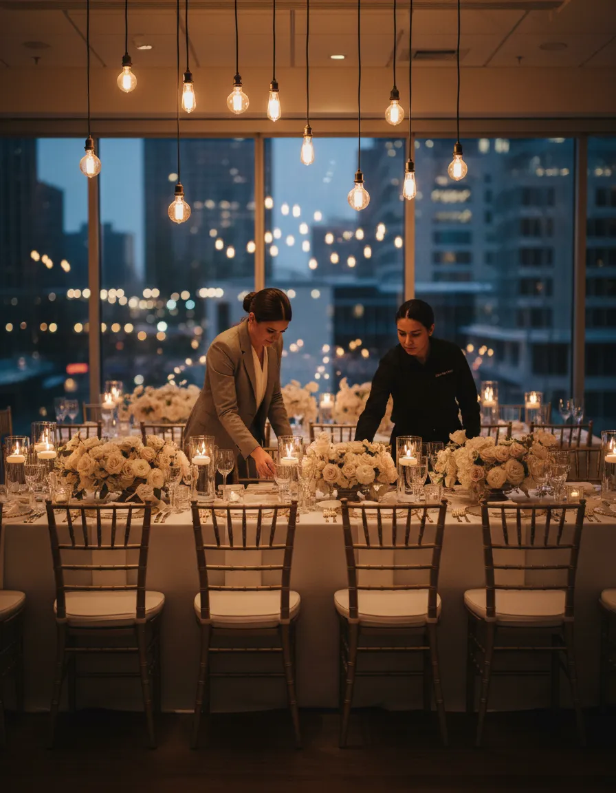 Detroit wedding planner partnership event with ACE Events & Rentals