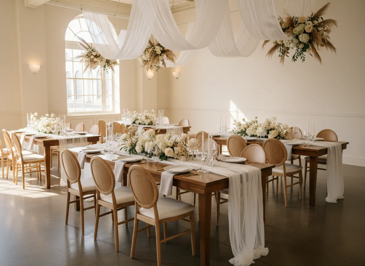 Detroit event rental company contact with elegant event setup