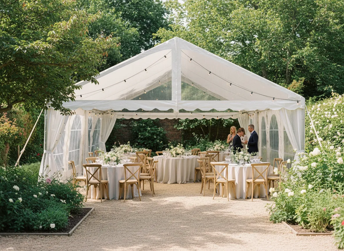 garden wedding tent rental Metro Detroit