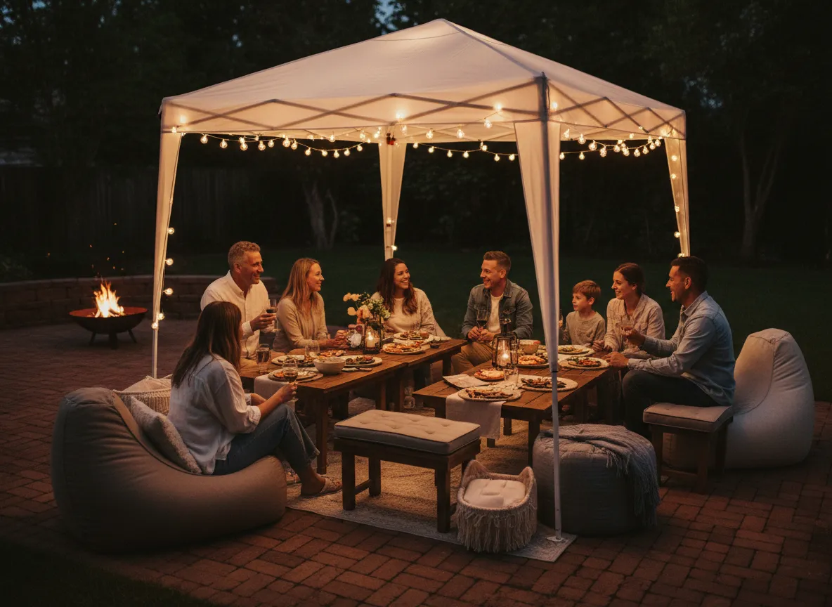 backyard celebration tent canopy Detroit