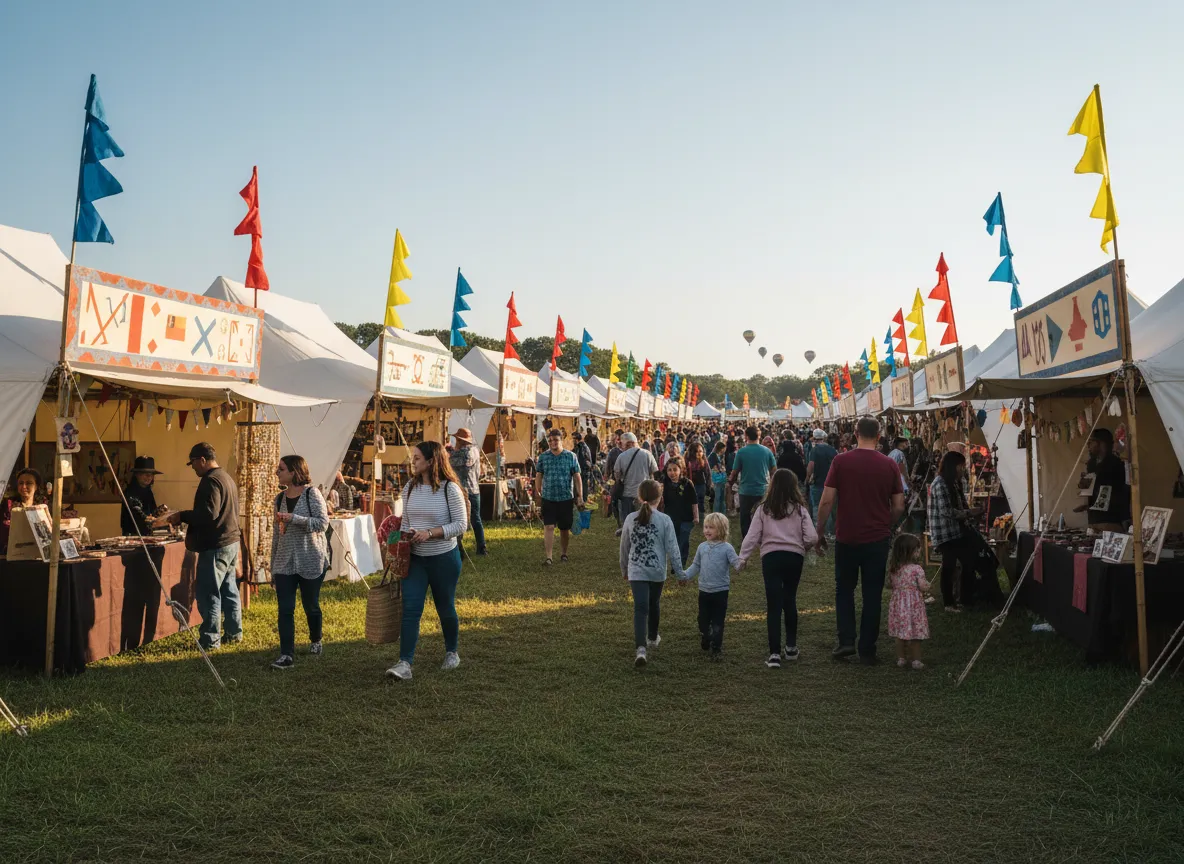 festival tent setup Metro Detroit