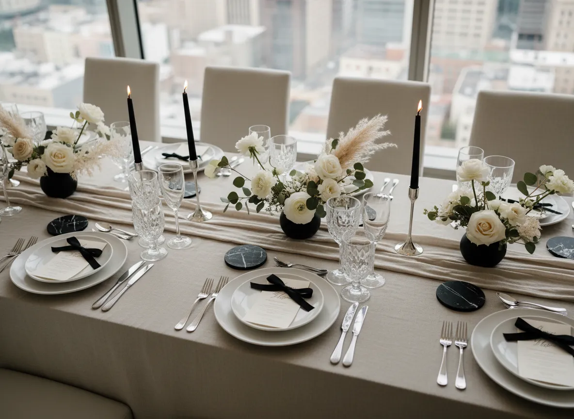 Luxury wedding planner collaboration Detroit with ACE Events & Rentals