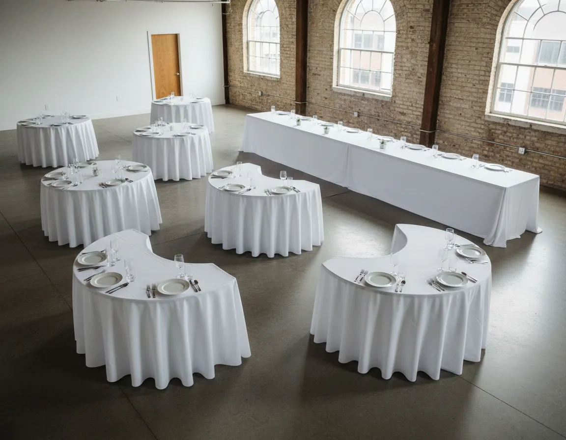 event tables and layouts using Detroit rentals
