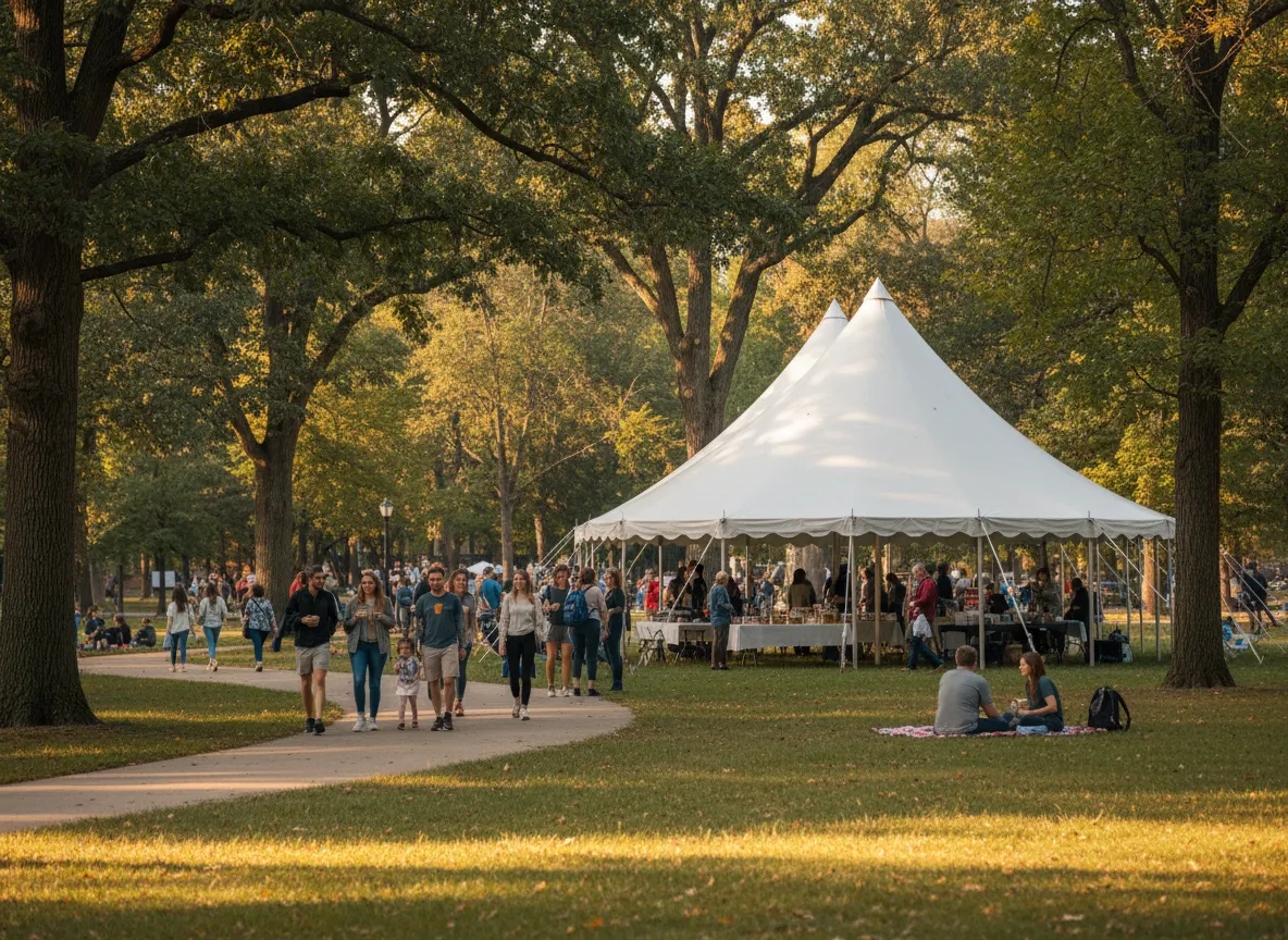 20x20 frame tent rental wedding Detroit