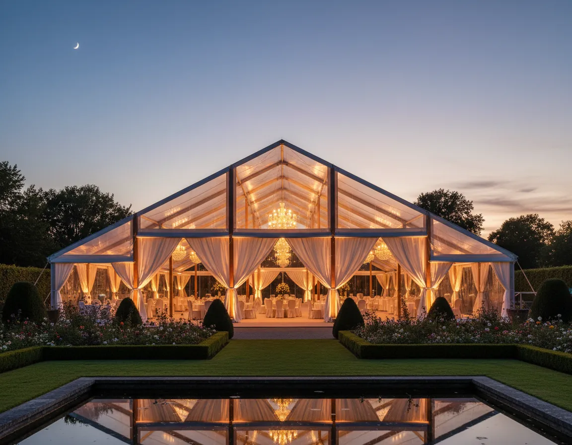 Luxury tent and outdoor event structure