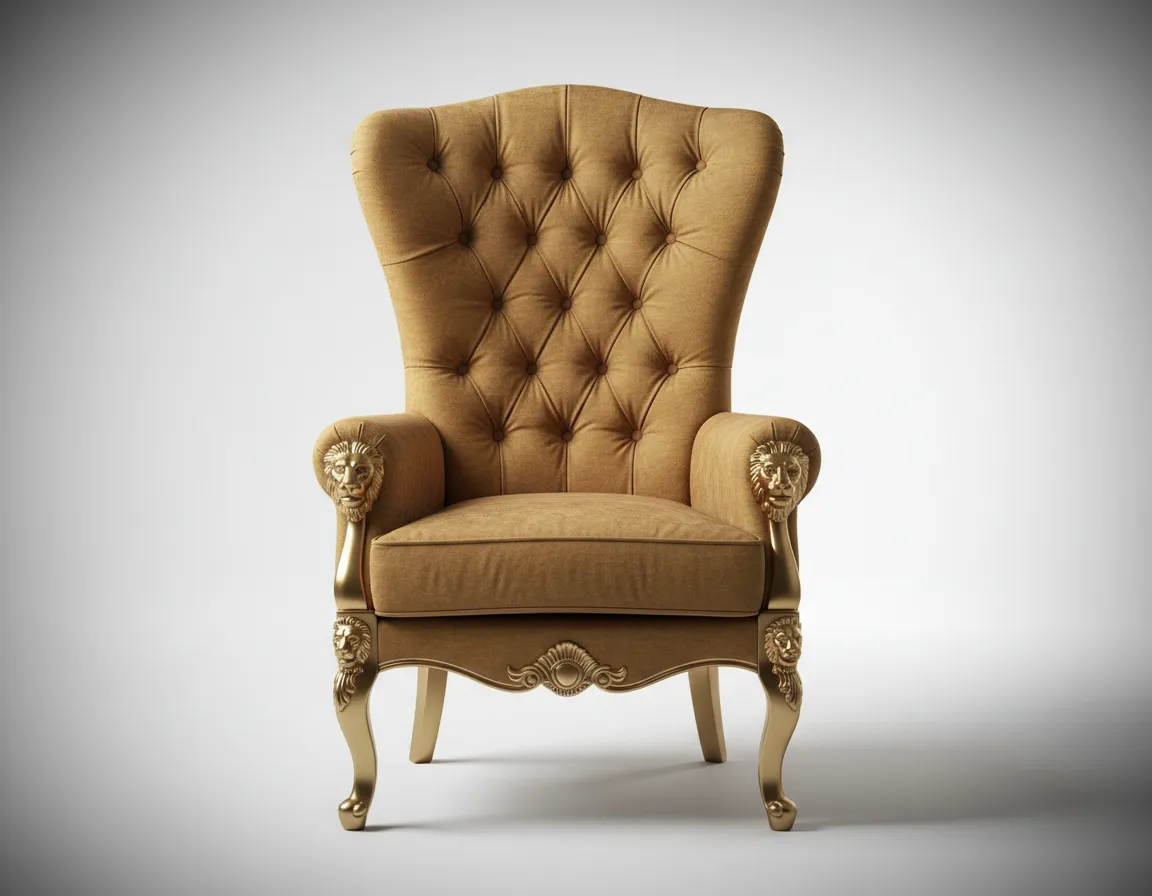 Highback captain chair rental for head table seating in Detroit wedding