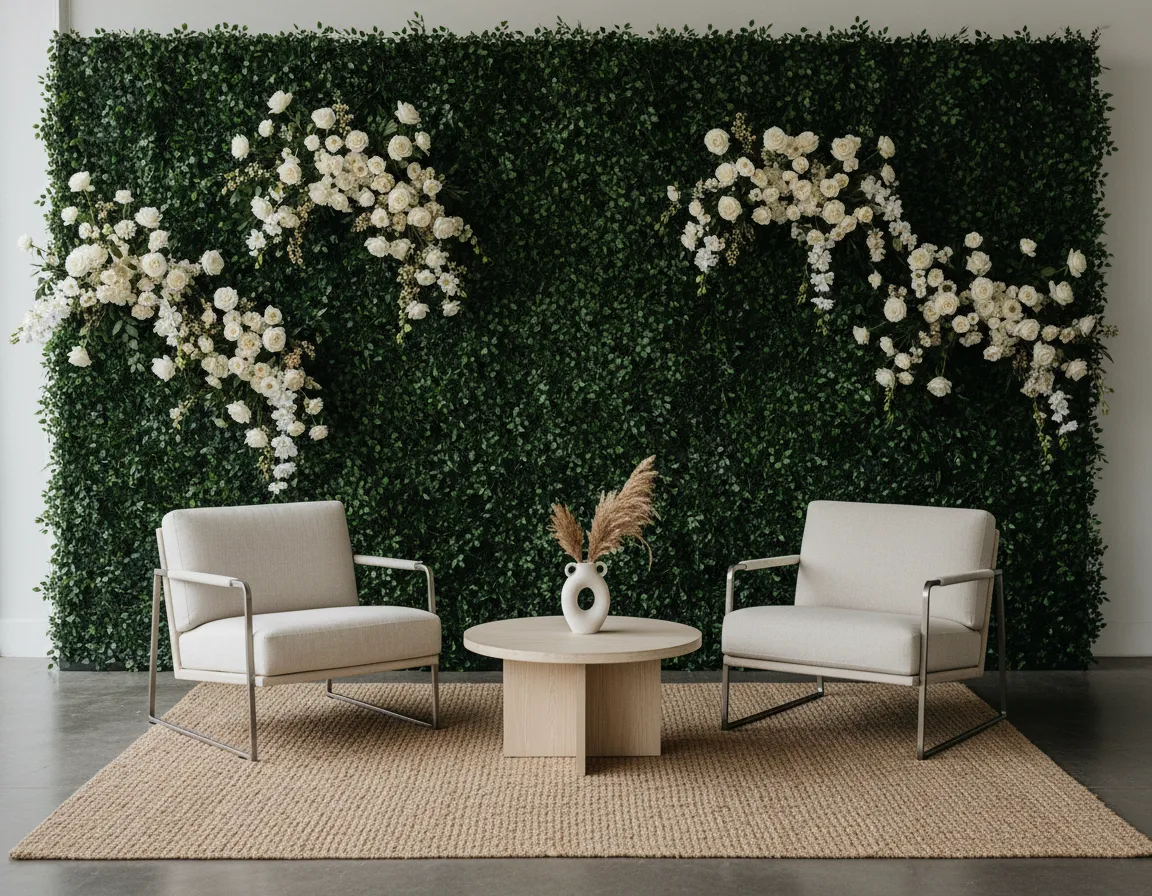 Event feature wall installation rental inspiration in Detroit