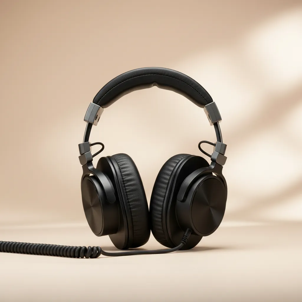 Pair of studio headphones