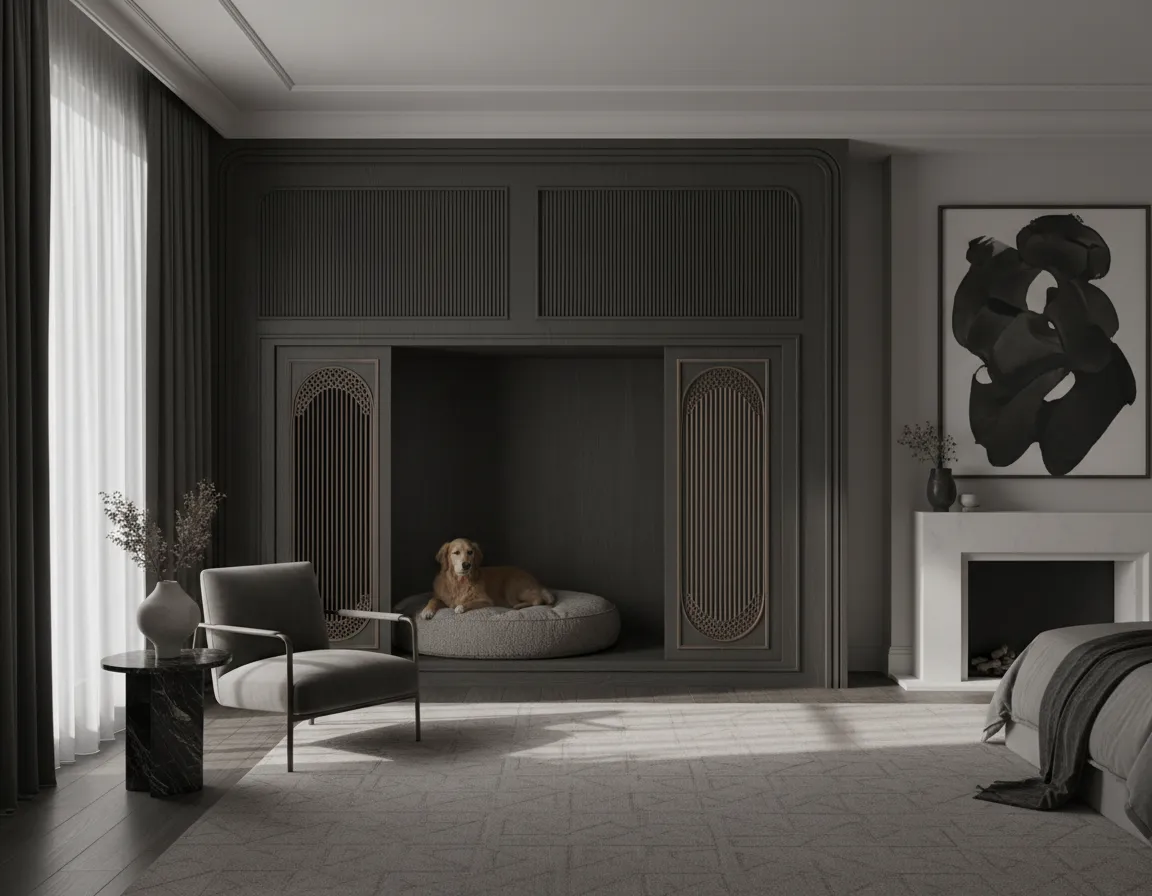 Luxury canine suite style dog crate