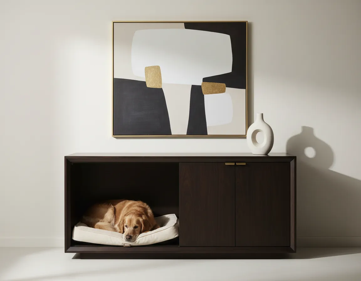 Premium furniture style dog crate