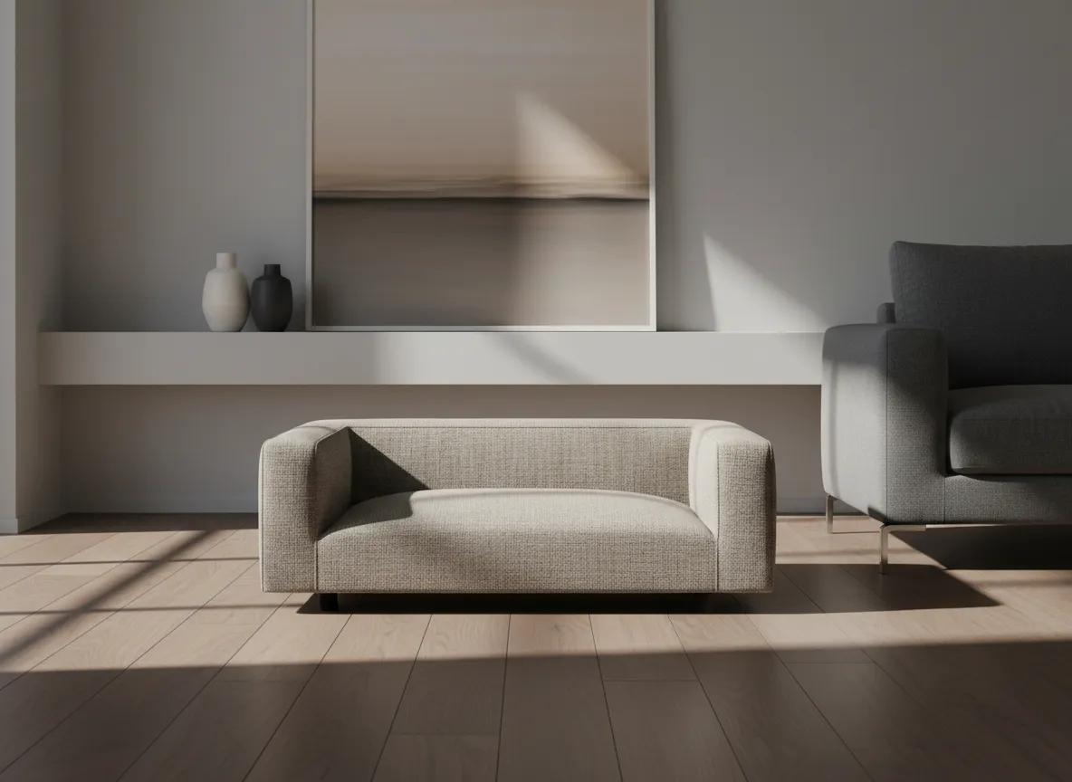 Signature Orthopedic Dog Bed in a modern living room