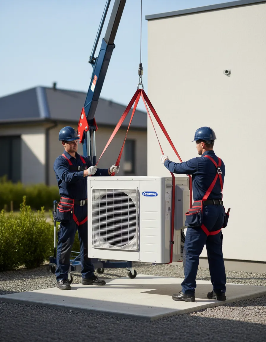 Pro installation of high-efficiency AC equipment