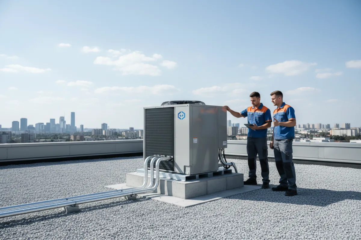 HVAC AC Installation Project
