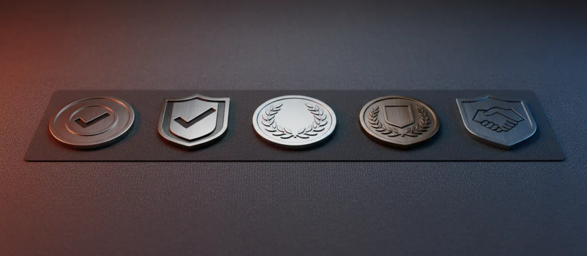 Trust and certification badges