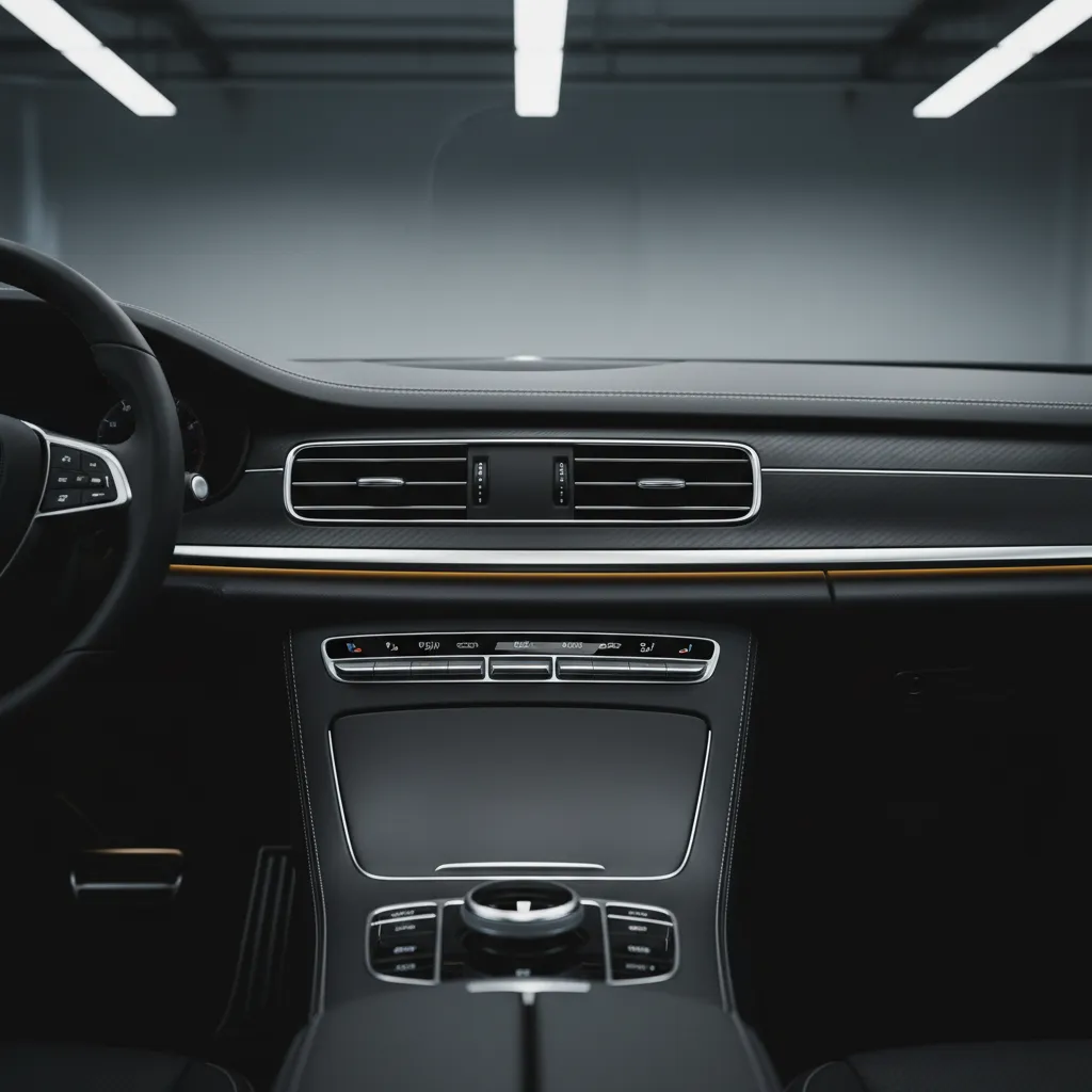 Clinically clean interior air vents and panel gaps