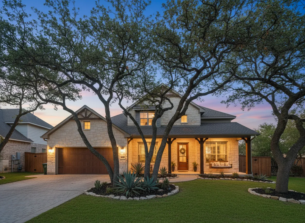 Austin Texas home representing real estate transactions