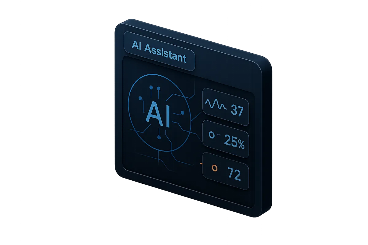 SYNTRO AI Manufacturing Assistant Dashboard Interface