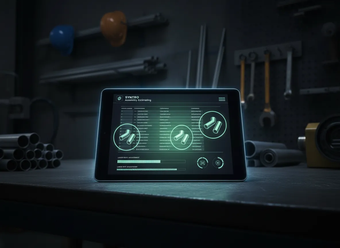 SYNTRO intelligent assemblies and labor rate adjustment interface