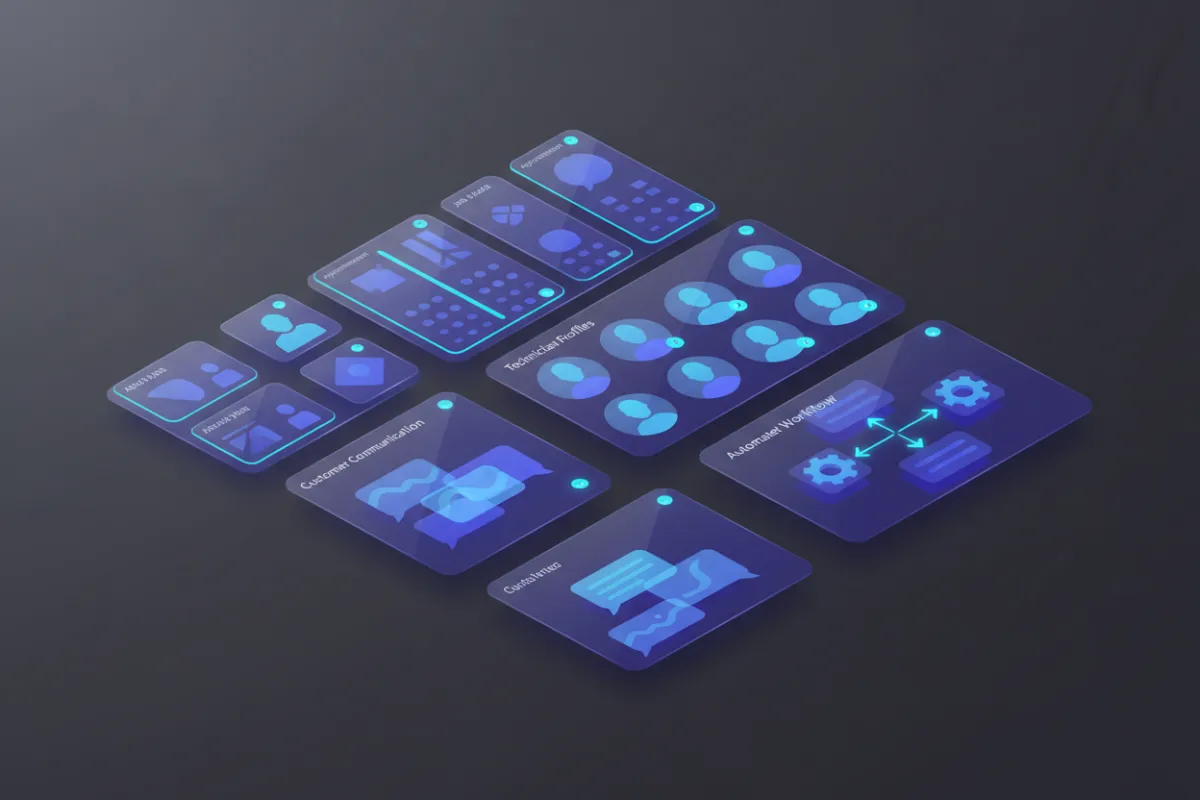 Service Businesses dashboard