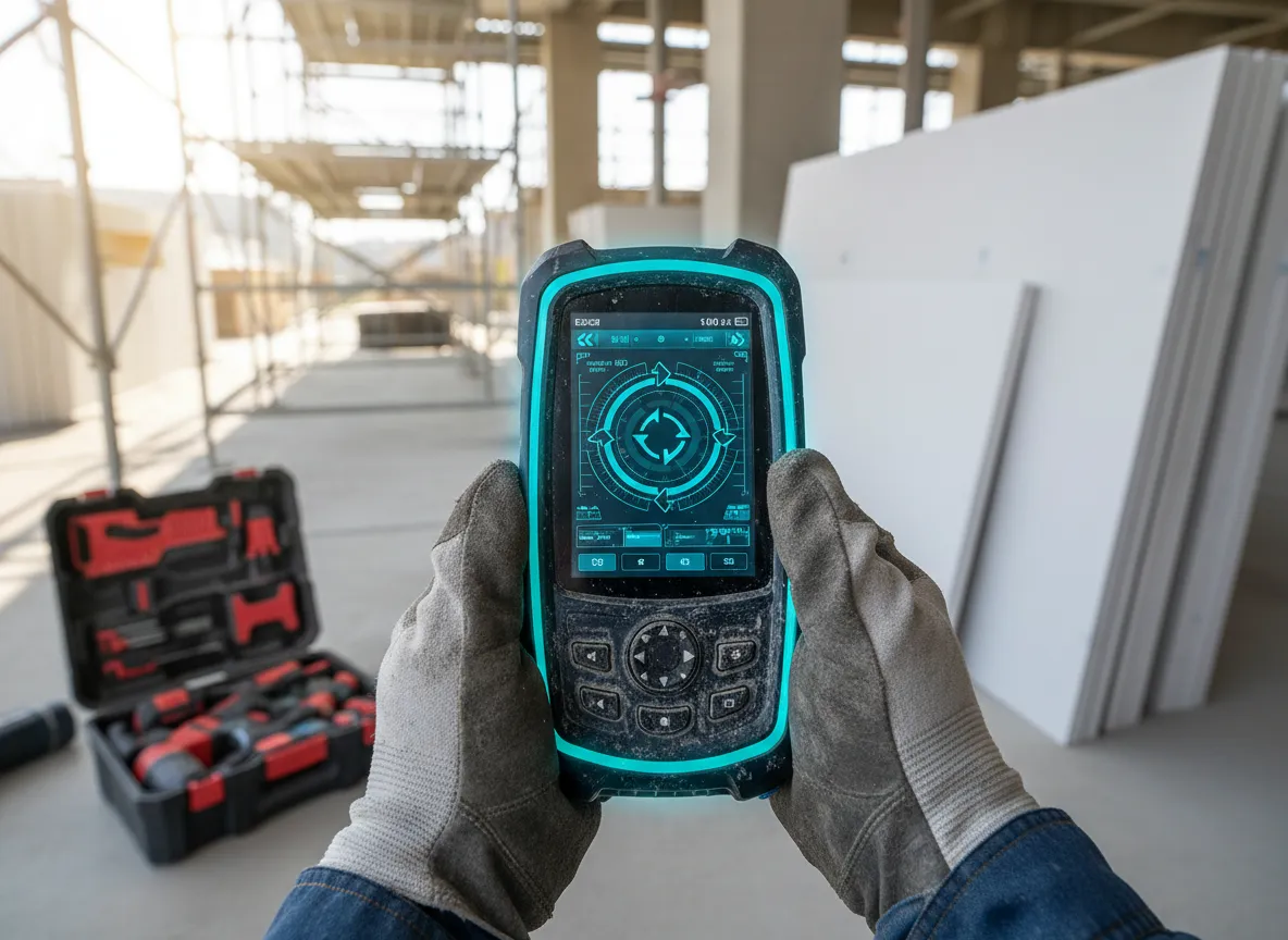 Crew logging field operations on tablet
