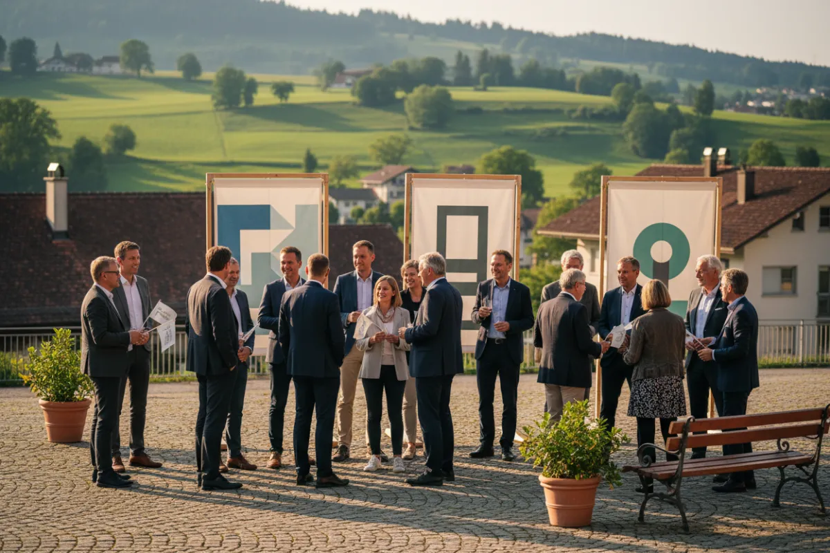 Ein 1:1-Bild eines alten Pergamentmanuskripts mit handschriftlicher deutscher Schrift, das auf einem Holztisch neben einer Feder und einem Tintenfass liegt. Sanftes natürliches Licht betont die Textur des Papiers und vermittelt historische Authentizität und Ehrfurcht vor dem Dokument.