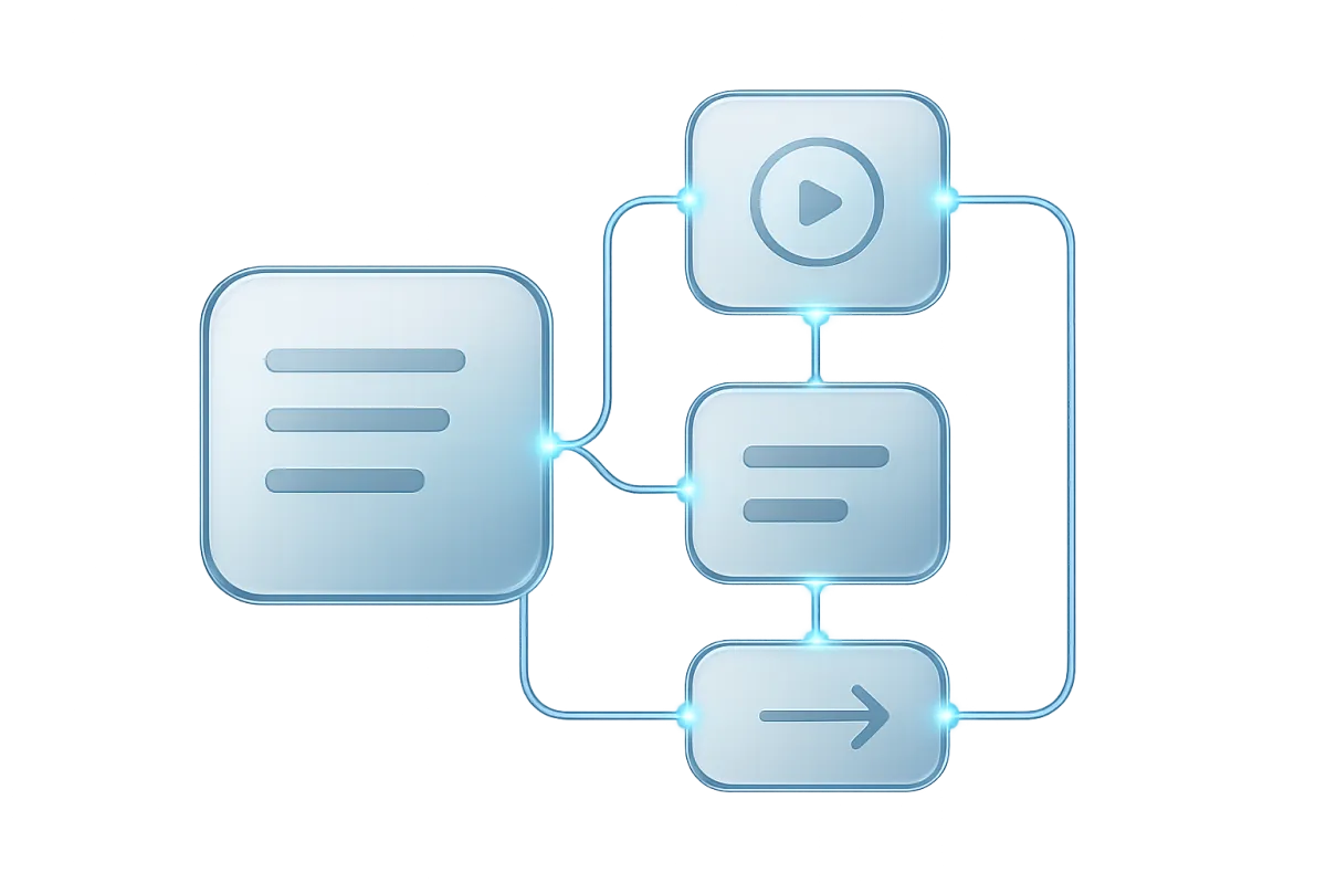 Automated nurture sequence mockup