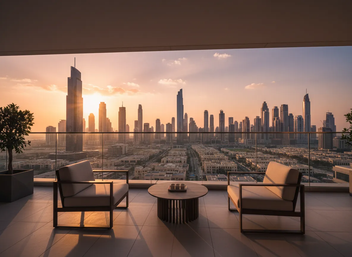 Penthouse rental with city views in [CITY]