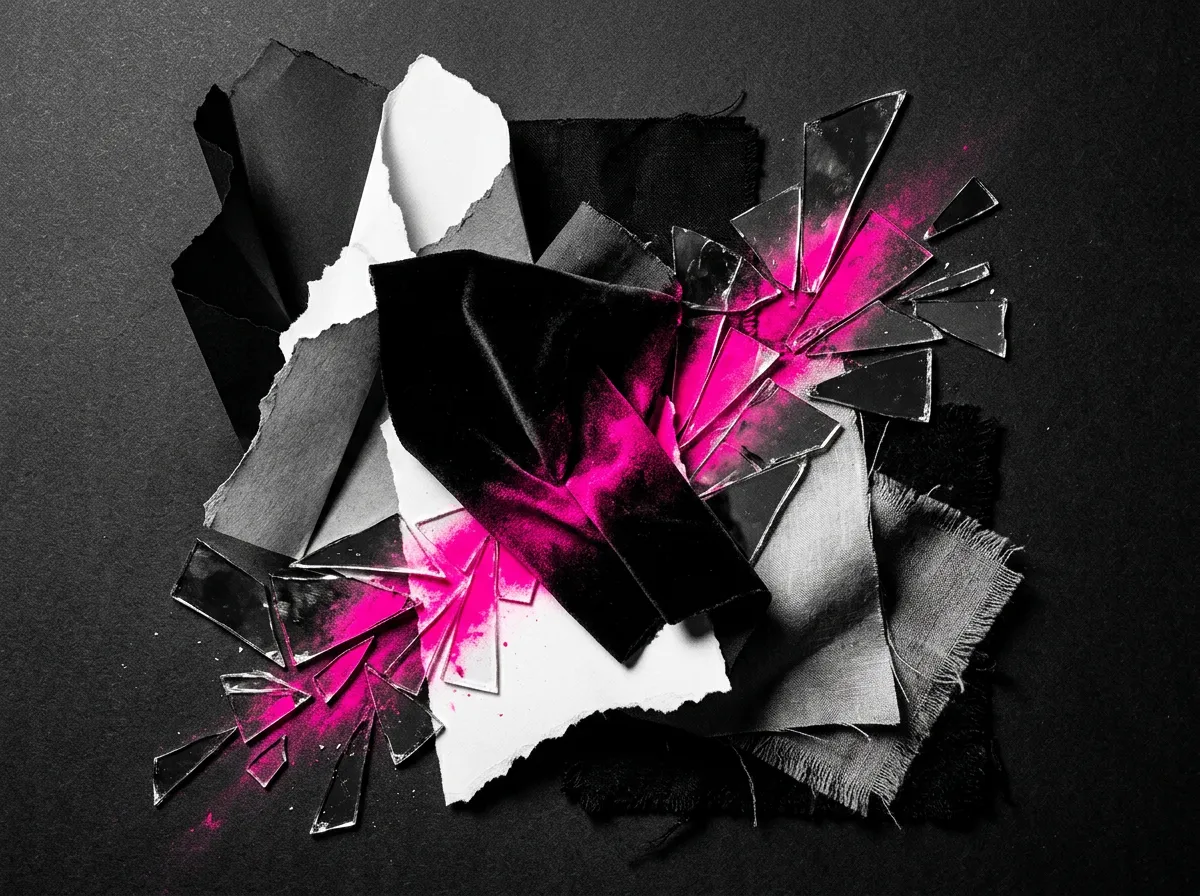 Stark luxury editorial poster showcasing unlimited high-fashion revisions and mastery