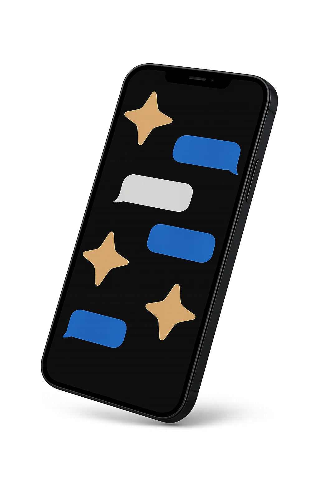 Interfaccia smartphone dell'Assistente Recensioni Tecno Service