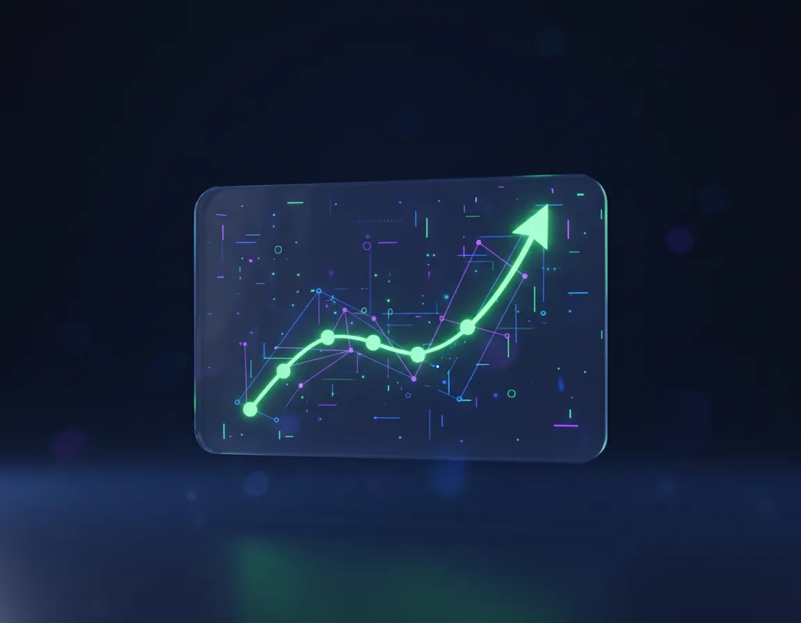 Analytics widget displaying higher conversion rates with zero payroll