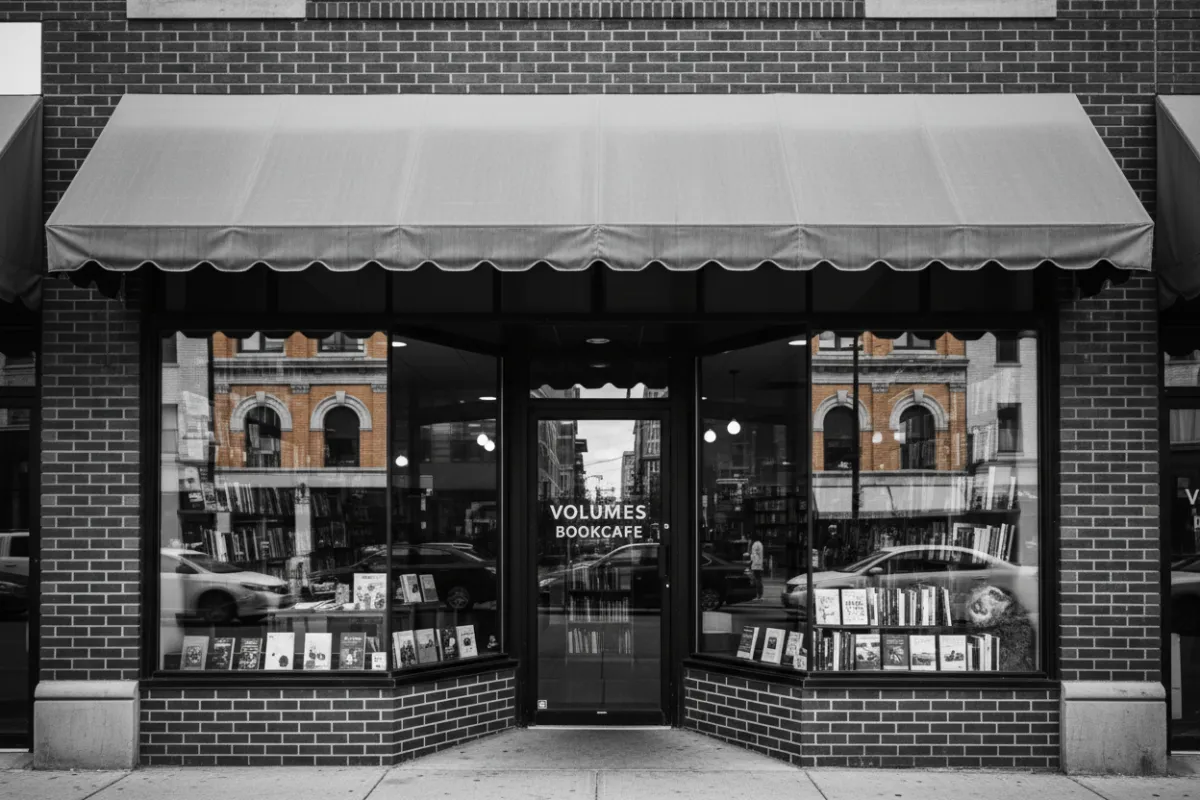 Volumes Bookcafe storefront