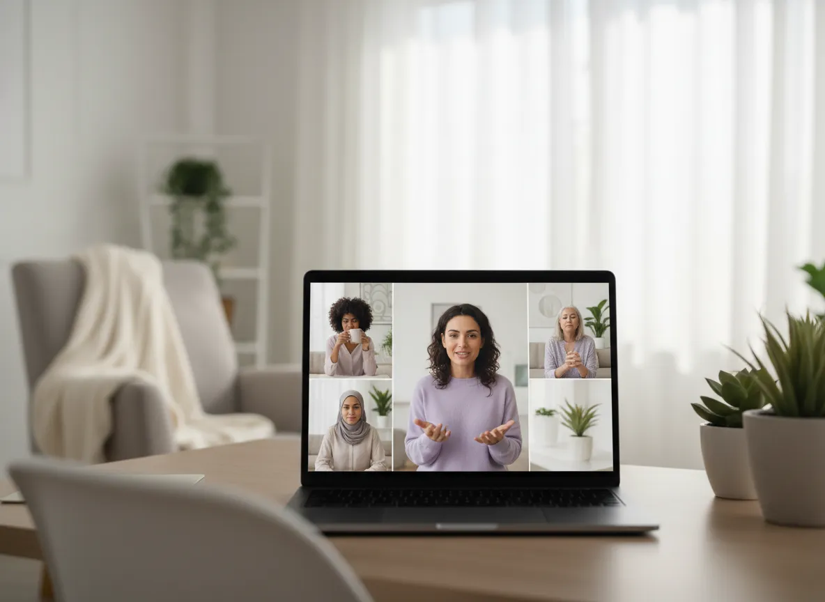 Sam guiding an emotional mastery session