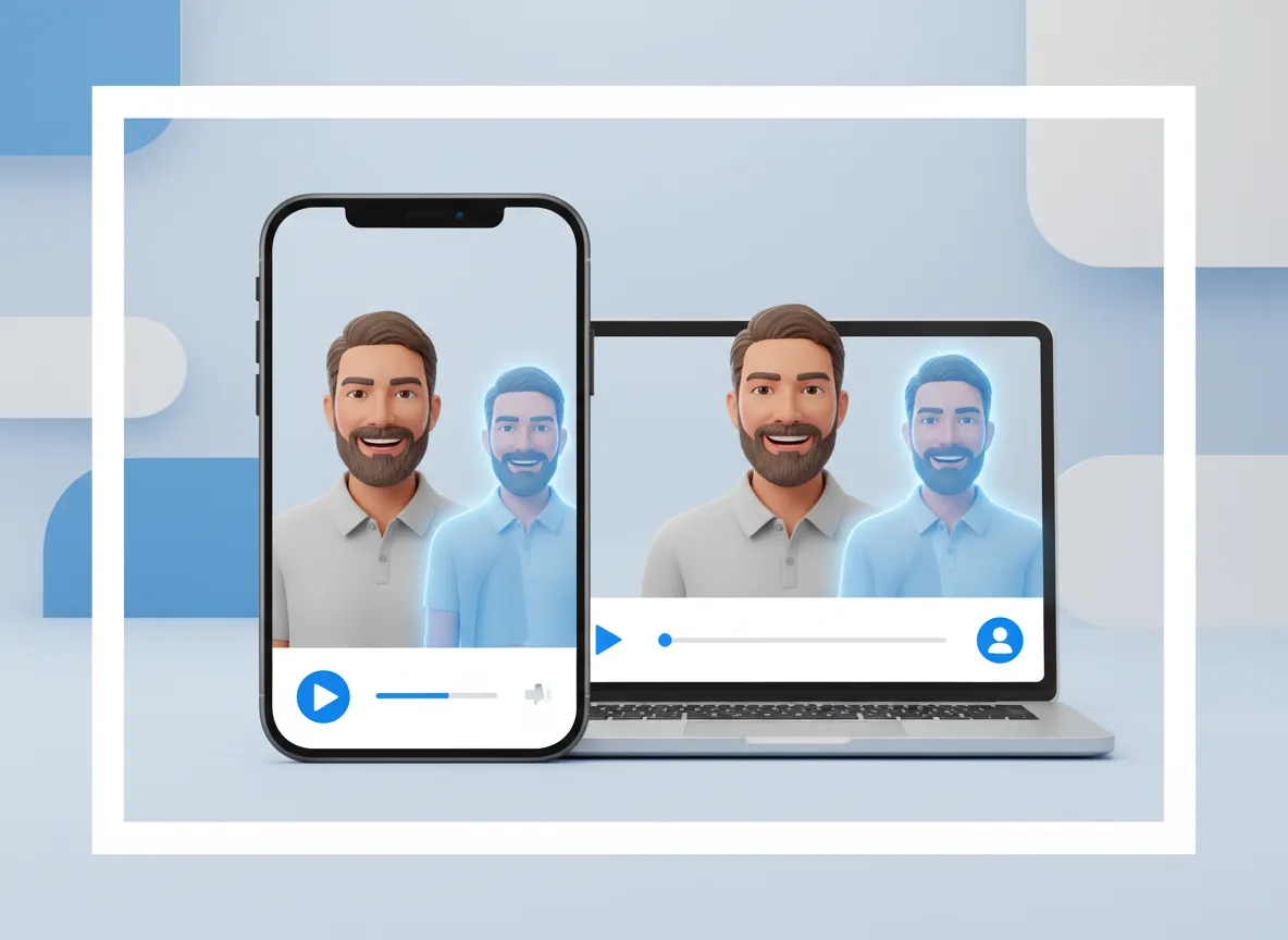 AI video preview for small business social media