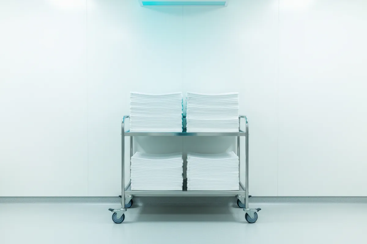 Medical grade laundry for hospitals