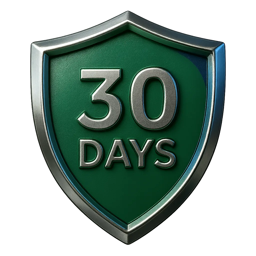 30-Day Money Back Guarantee Shield