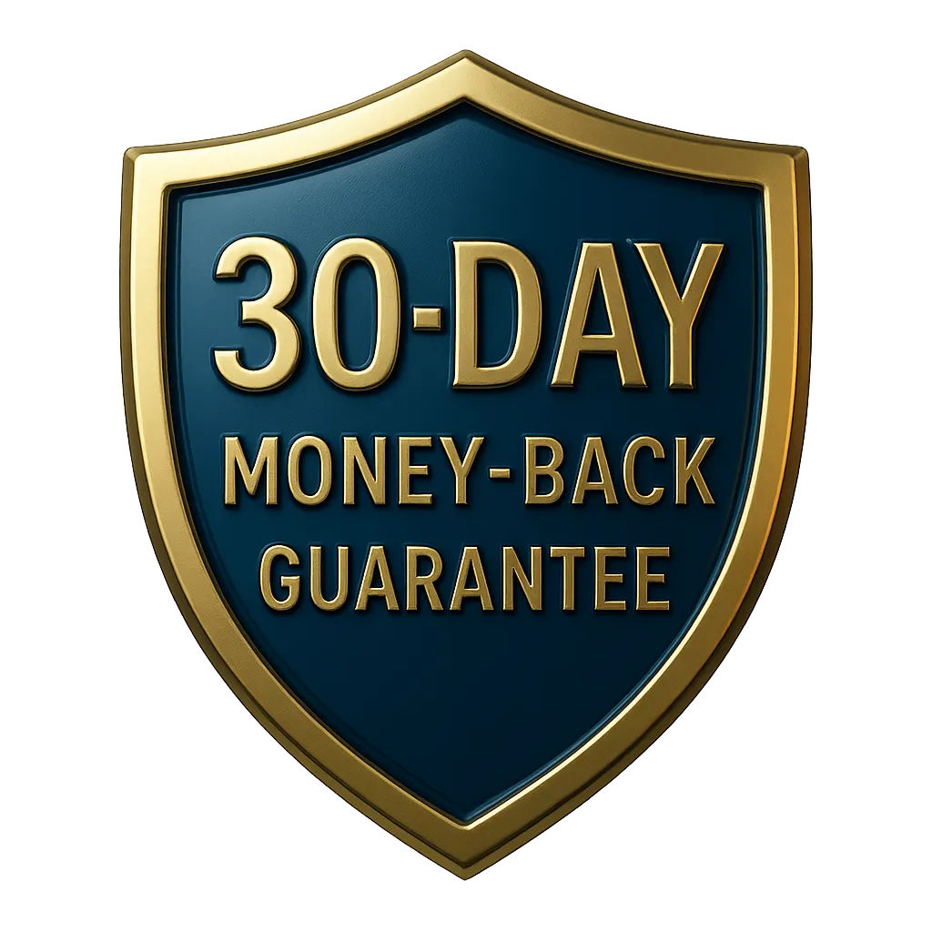 30-Day Money-Back Guarantee Seal