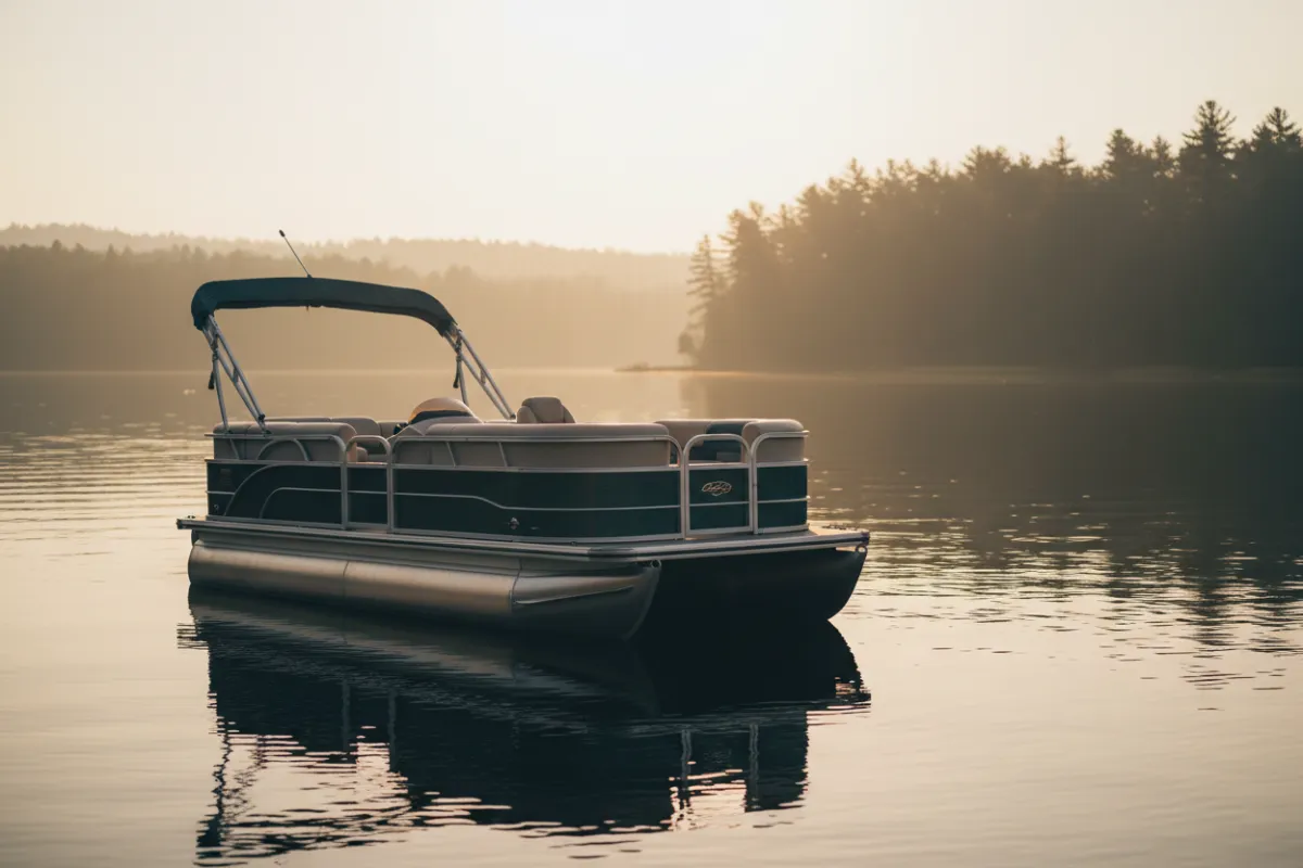 20ft Pontoon Boat on Broken Bow Lake