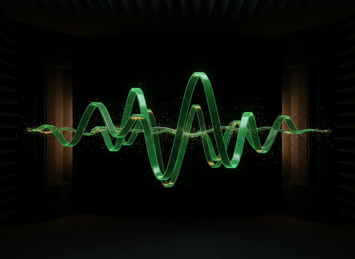 Visualizing sound waves and high-quality audio playback